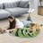  Green Leaf Kids Rug, Monstera Shaped Rug For Bedroom Bathroom, Non Slip Microfiber Tufted Plant Large Bath Mat, Boho Home Decor Large Size 43"x36"-2018496174-2017878742