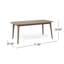 Ensemble de salle à manger extensible en acacia et fer