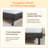 Modern Simple Colorful Upholstered Platform Bed Frame, Mattress Foundation With Wooden Slats, No Box Spring Required Frame For Solid Support-808048281-808048282