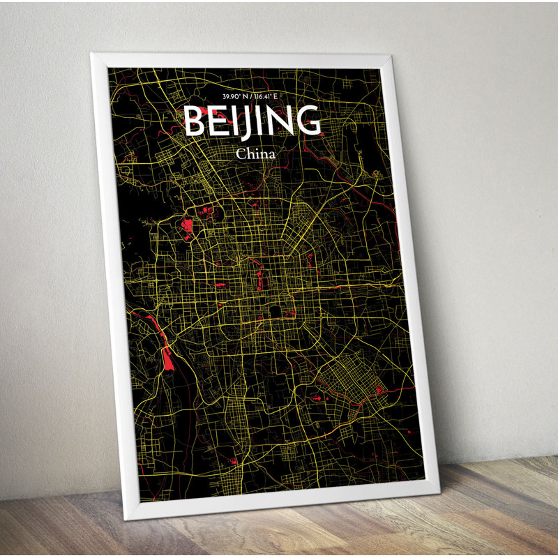 Beijing - No Frame Print, 61 cm H x 45.7 cm W x 0.1 cm D