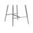 Upholstered 24'' Counter Stool with Metal Frame