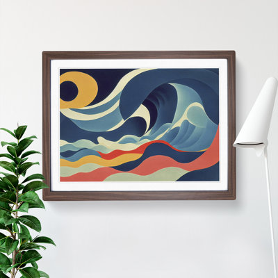 Abstract Ocean Wave Vol.1 - Framed Print