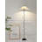 Vintage Iron & Fabric Pleated Floor Lamp