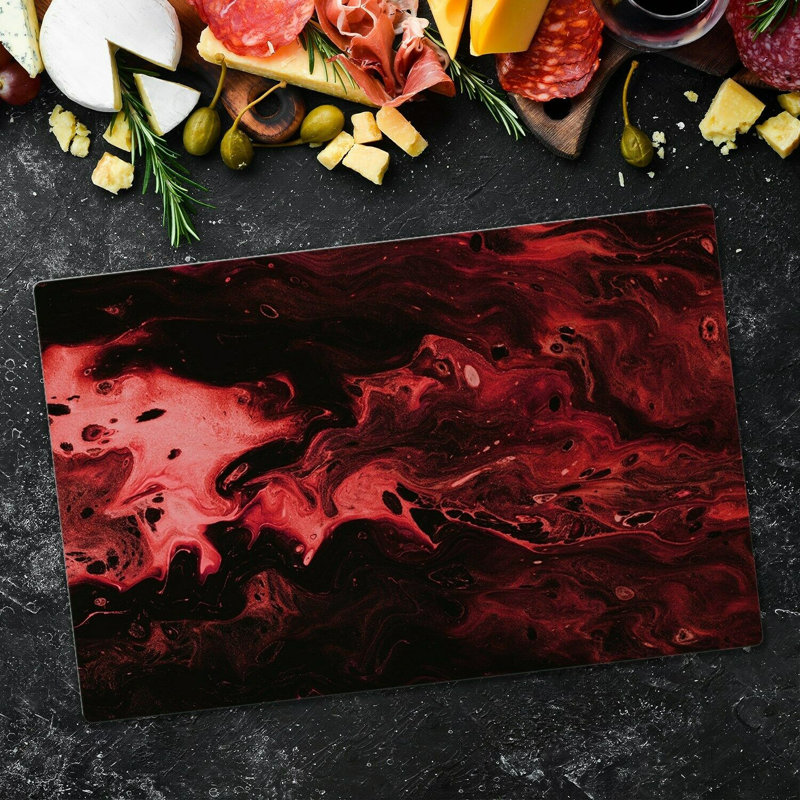 Cleophus Tempered Glass Chopping Board, 52cm x 80cm