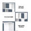 Bibliothèque moderne à trois couches, conception simple avec construction durable pour le salon et le bureau
