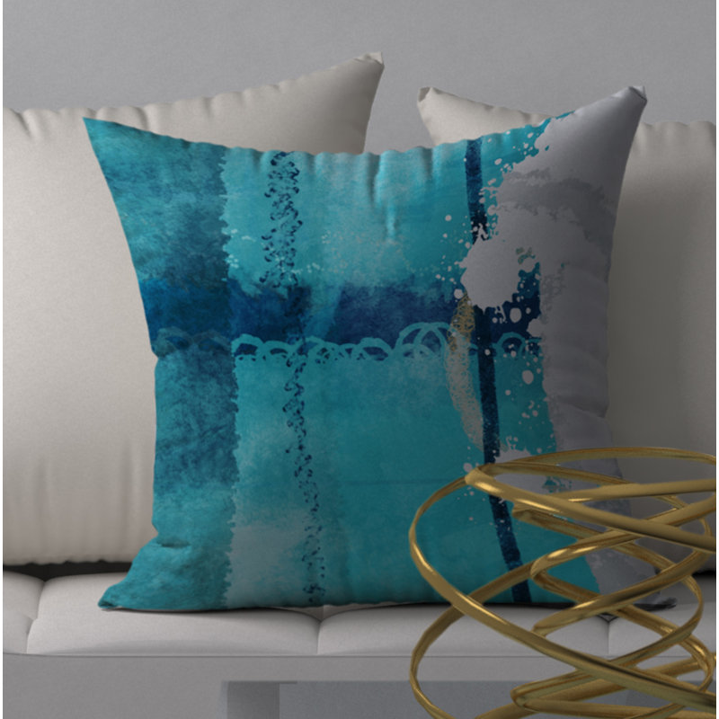  Housse de coussin carré et insert, H 18 po x l 18 po