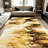 1PC Abstract Warm Earth Tone Brushstroke Oil Painting area rugs for Living Room, Soft and Comfortable, Suitable for all seasons, easy-to-maintain, machine washable Indoor floor mat, Under Table Farmhouse suitable for Dining Room, Bedroom, Home-129196838