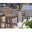 Ensemble de tabourets de bar d'extérieur en osier de patio 2 pièces Bay Isle Home ™-1253162999