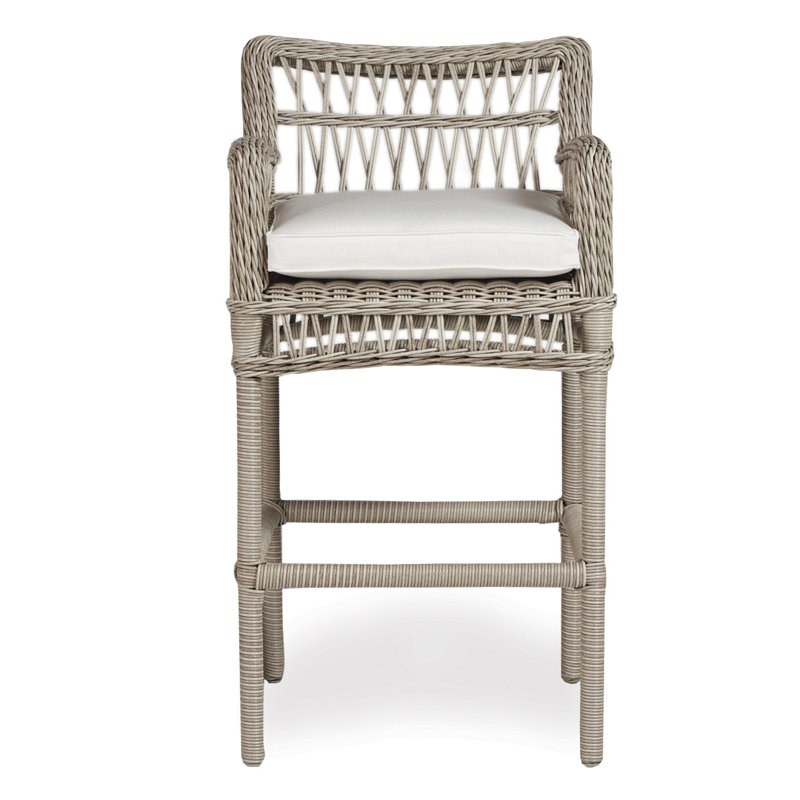 Mackinac Outdoor Bar Stool, Serene Ocean