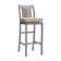 Croquet Teak Outdoor 30'' Bar Stool with Cushion