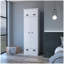 Armoire blanche à 1 porte et 1 tiroir