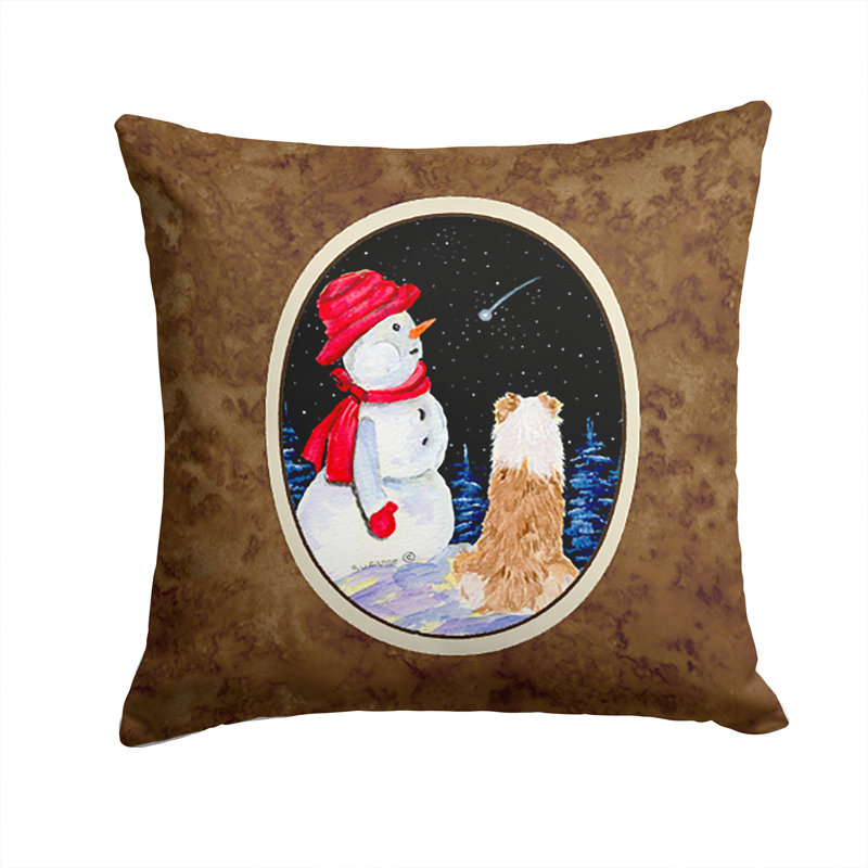 Coussin décoratif intérieur/extérieur carré berger australien