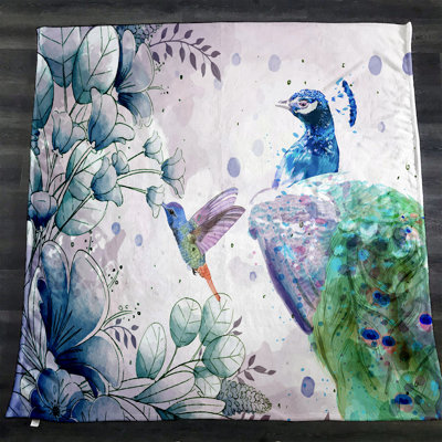 Jeté de paon et de colibri