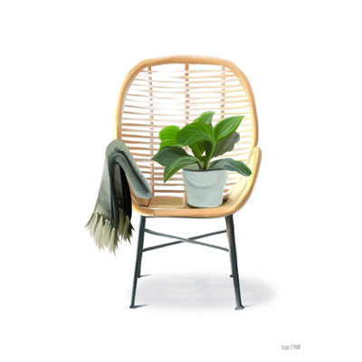 " Plant Lover Boho Chair "