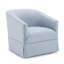 Fauteuil demi-tonneau pivotant rembourré Delaplaine - ensemble de 2