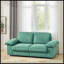 Canapé compact en velours vert 78,74 pouces avec rangement caché
