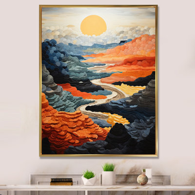 Impression sur toile «T Wilson Canyon Grey Expanse I»