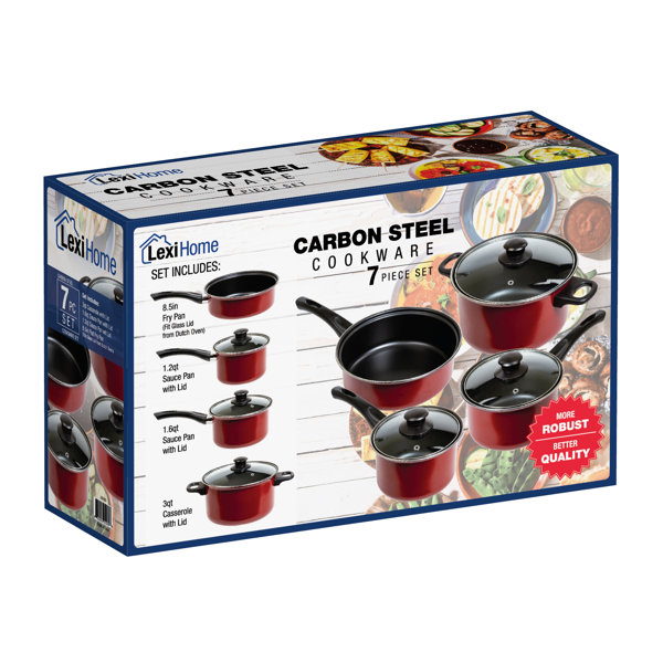 house cooking cookware carbon steel deep