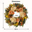 Couronne de pivoines artificielles d'automne 24 po