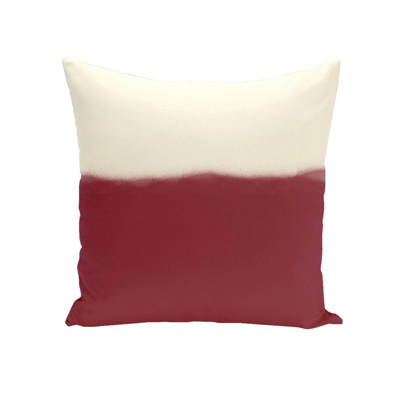 Holiday Brights Reversible Throw Pillow, 20" H x 20" W, Cranberry