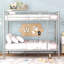 Lit superposé double au-dessus de double, argent-1733413561