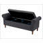 Tabouret de rangement rectangulaire multifonctionnel