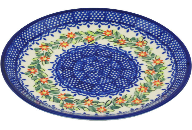 Elegant Garland Ceramic Decorative Plate