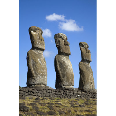 " Ahu Akivi Moai, Rapa Nui, Easter Island, Chile " by Lisastrachan