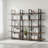 5-Tier Storage Bookcase, Industrial Style Open Bookshelf 72 Inches Tall, 47" Wide Freestanding Display Shelf