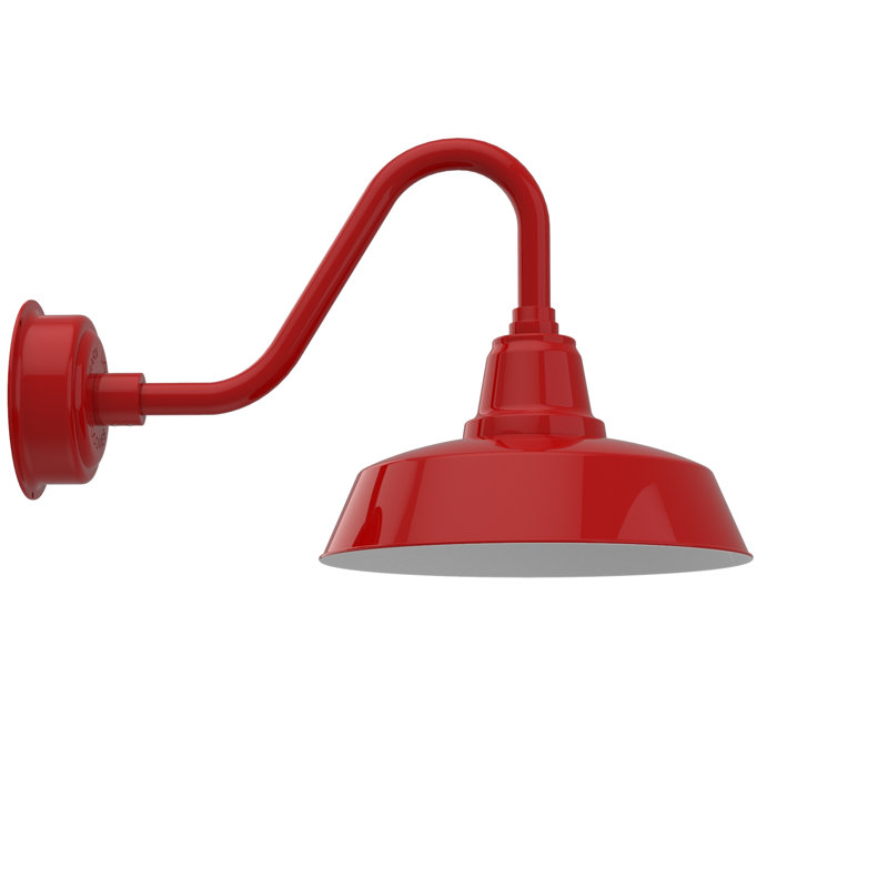 Vandervliet LED Wall Light, Cherry Red, 14.13" H x 14" W x 23.25" D