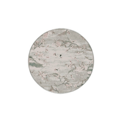 Machine Washable Beige Area Rug