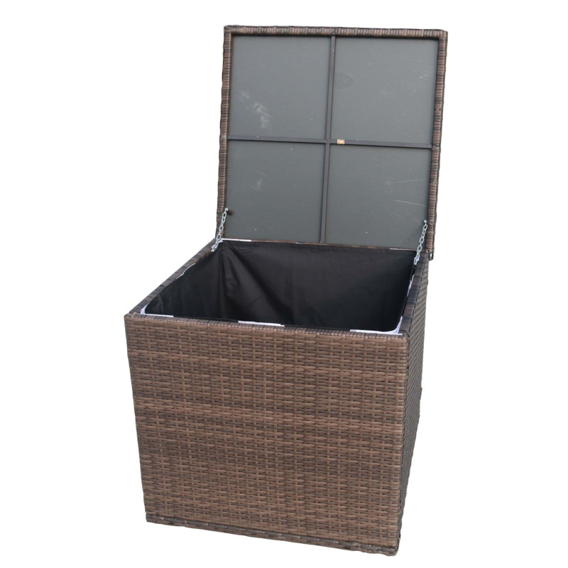 Ensemble de conversation en osier / rotin pour 6 personnes avec coussins Camdan