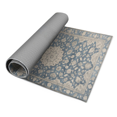 Tabriz Beige Indoor and Outdoor Area Rug