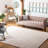Goin Hand Tufted Indian Wool And Cotton With Latex Solid Color Rug-558819212