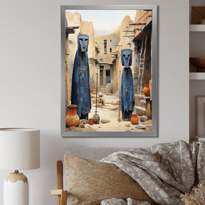 Tribu africaine Dogon Mali II - reproduction sur toile