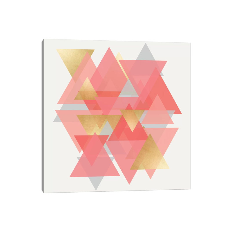 Scandinavian Triangles by Natalie Carpentieri - Wrapped Canvas Print, 93.98 cm H x 93.98 cm W x 1.91 cm D