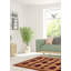 Tapis brun foncé Saim Rare War 2 pi 9 po x 4 pi 6 po