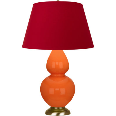 Lampe de table double gourde en céramique
