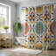 Rideau de douche Nostalgic Mosaic - Premium-298904033