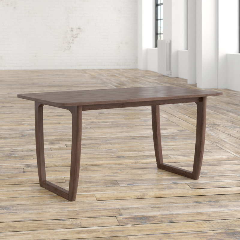 Mukai Walnut Solid Wood Top Dining Table