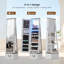 Freestanding MDF Jewelry Armoire-1894484385