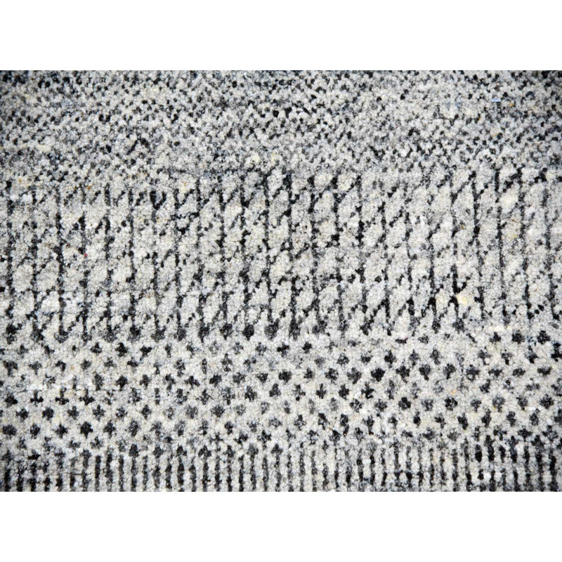 Tapis rond en laine nouée à la main 12 pi x 12 pi DC6A5893572D4736894BB9E8776117E3