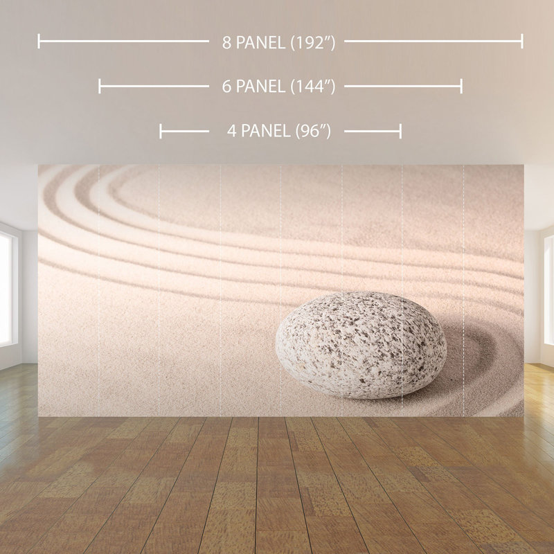 Panneau de papier peint Boel Zen, L 100,08 po x l 96 po