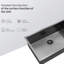 Évier de cuisine noir en acier inoxydable de calibre 16 de 30 po x 18 po x 10 po avec réduction de bruit et système de drainage facile