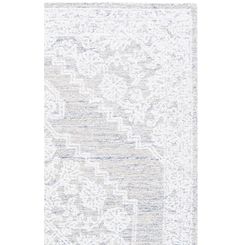 Mehtab Hand Tufted Performance Oriental Rug, Rectangle 5' x 8'
