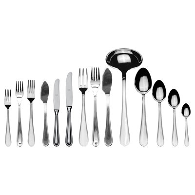 Norma Flatware Set with H/H Knives - 113 Pieces - Stainless Steel