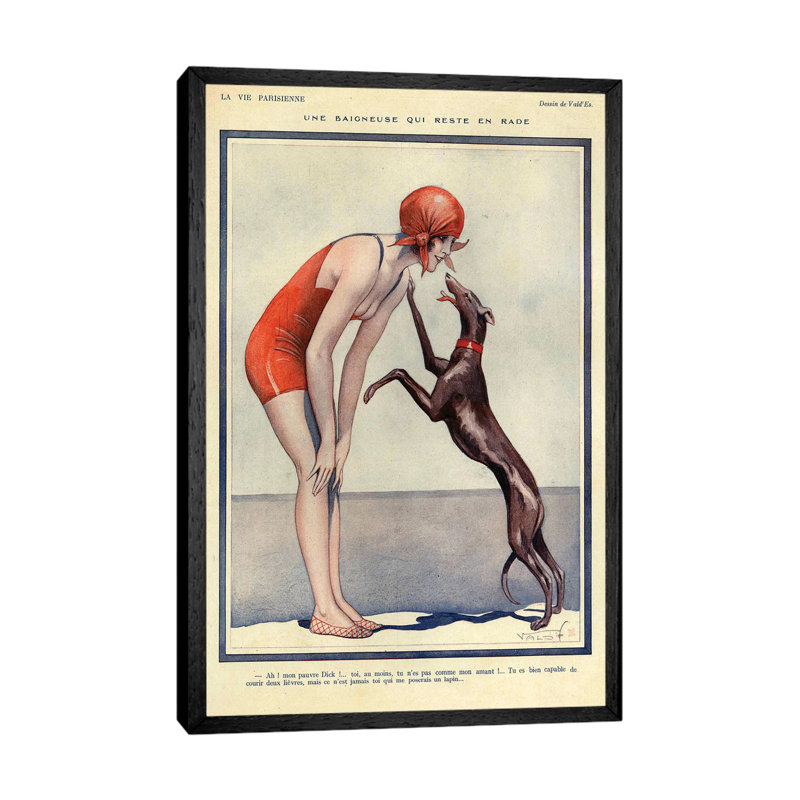 1925 La Vie Parisienne Magazine Plate by The Advertising Archives - Gallery-Wrapped Canvas Giclée on Canvas