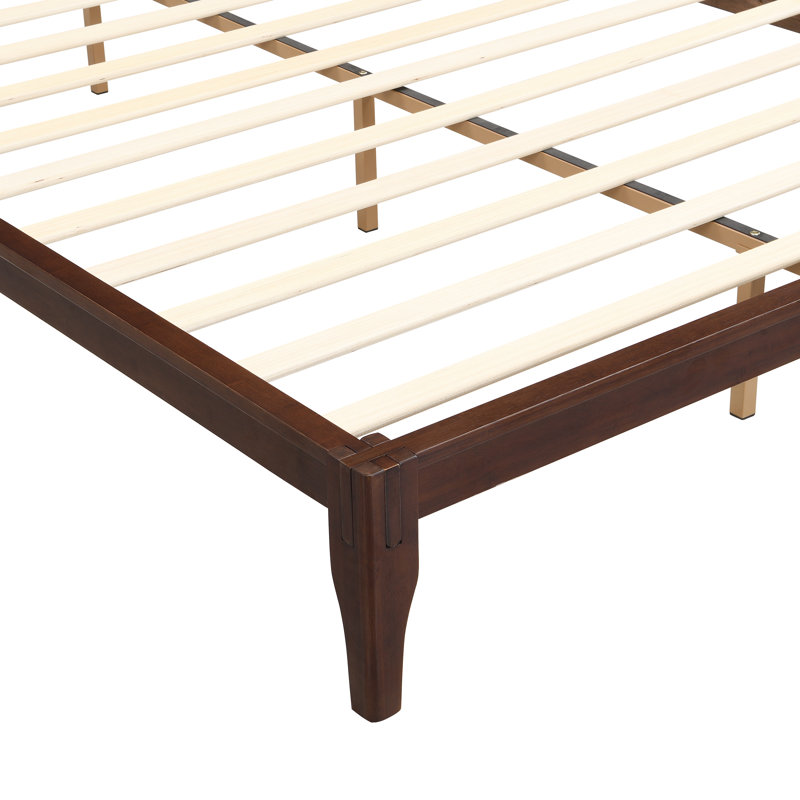 Lit standard en bois massif, Double, Chocolat