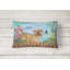  Coussin intérieur / extérieur Shar Pei Puppy Spring
