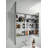 Recessed Frameless 2 Doors Medicine Cabinet with Adjustable Shelves